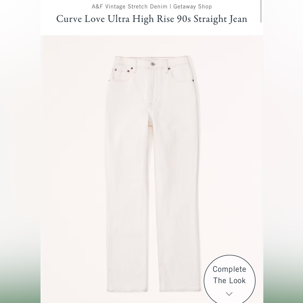 Curve Love Ultra High Rise 90s Straight Jean